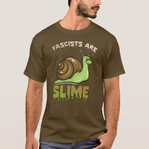 T-shirt Petit escargot rétro - Les fascistes sont minces