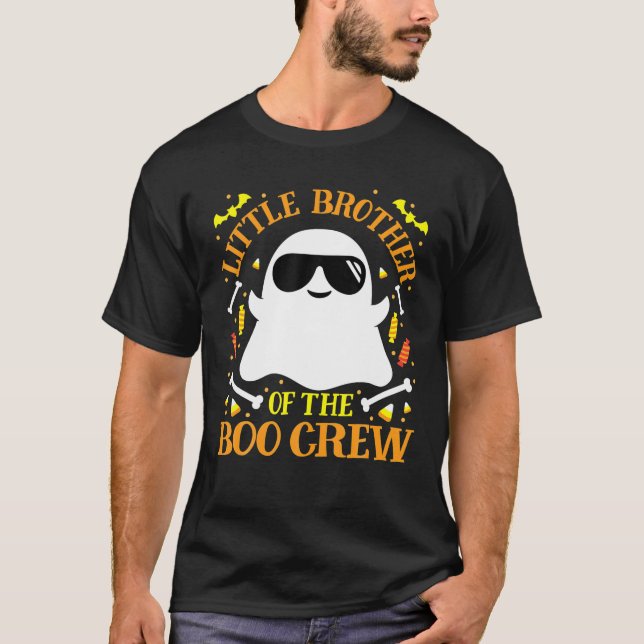 T-shirt Petit Frère Boo Crew Ghost Matching Family Boys (Devant)