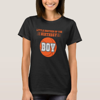 T-shirt Petit Frère Du Costume Garçon D'Anniversaire Baske