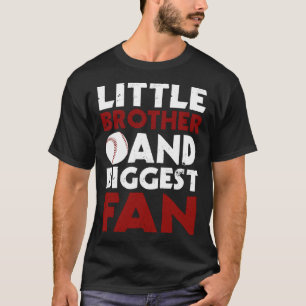 T-shirt Petit Frère Et Plus Grand Match De Baseball De Fan