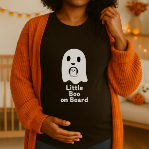 T-shirt Petit garçon à bord de la maternité fantôme Hallow