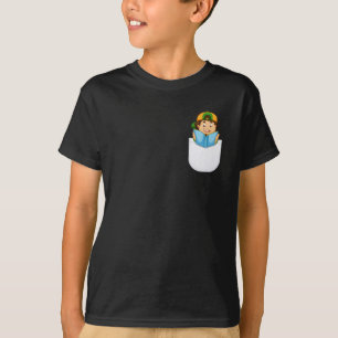T-shirt Petit Garçon Lecture I Vector Pocket Design T-Shir