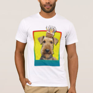 T-shirt Petit gâteau d'anniversaire - Airedale