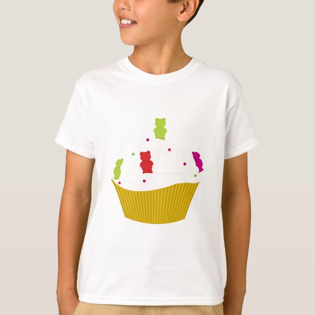 T-shirt Petit gâteau gommeux d'ours (Devant)