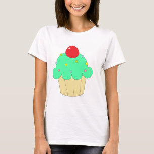 T-shirt Petit gâteau vert