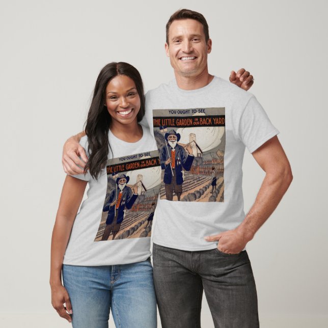T-shirt Petit Jardin dans notre chemise de cour arrière (Unisexe)
