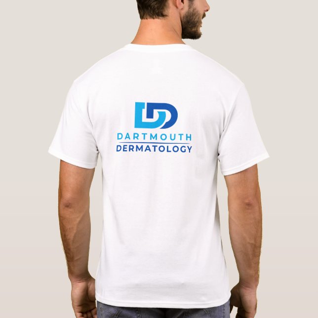 T-shirt Petit logo de chemise T de base pour hommes (Dos)