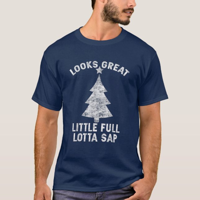 T-shirt Petit Lotta Sap Tee Noël Vacation Père Noël (Devant)