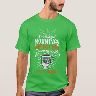 T-shirt Petit matin avec café turc
