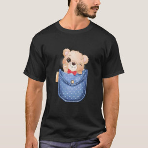 T-shirt Petit Ours Dans Votre Giraffe De Poche