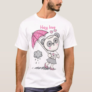 T-shirt Petit panda mignon