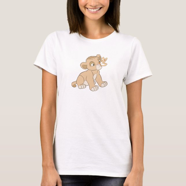 T-shirt Petit papillon de Lion King Simba sur le nez Disne (Devant)