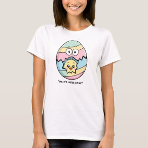 T-shirt Petit poussin de Pâques en oeuf craqué - Vacances