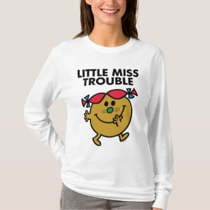 T-shirt Petit problème de Miss Lettres noires