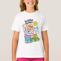 Petit Producteur De Cochon Drôle Mignonne Fille