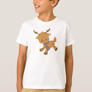 T-shirt Petit Renne, Petit Renne, Antlers, Écharpe