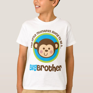 T-shirt Petit singe allant être un frère