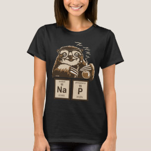 T-shirt Petit somme découvert par paresse de chimie