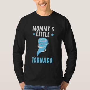 T-shirt Petit tornade de maman des enfants Météorologue M