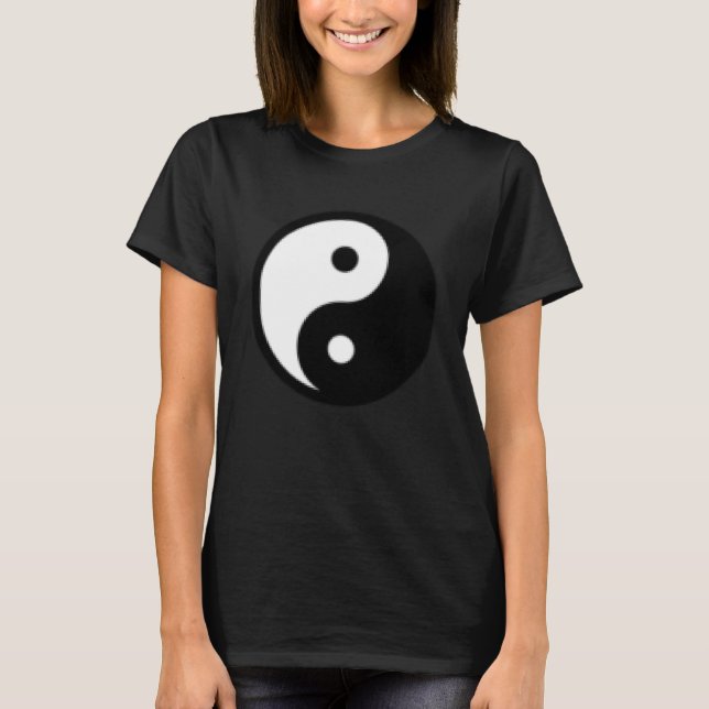 T-shirt Petit Yin Yang, Tai chi, Qi gong, polarité, double (Devant)