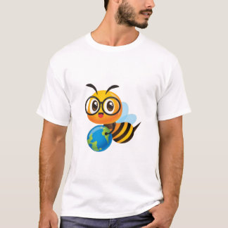 T-shirt Petite abeille occupée : Jolie abeille au miel