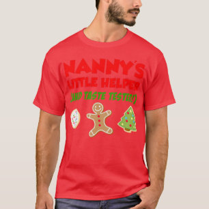T-shirt Petite aide de la nounou pour les enfants Noël bis