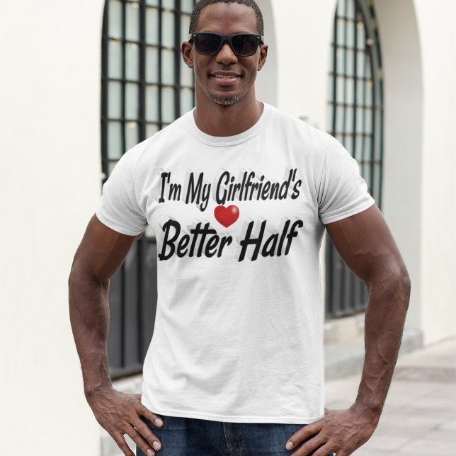 T-shirt Petite amie drôle citation texte noir (Créateur téléchargé)