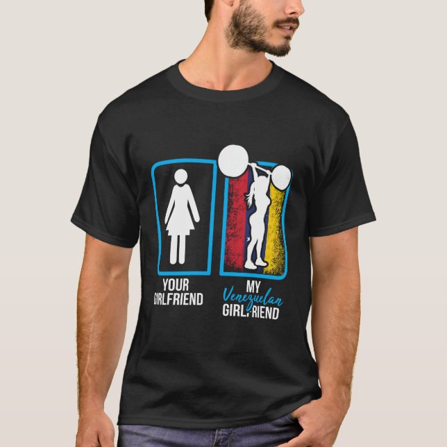 T-shirt petite amie vénézuélienne (Devant)