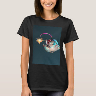 T-shirt Petite bête sauvage. (Poisson pêcheur)