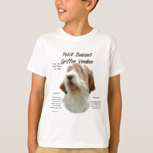 T-shirt Petite conception d'histoire de Vendeen de griffon