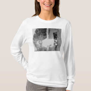 T-shirt Petite fille avec la photographie de chariot de