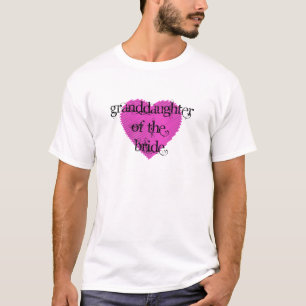 T-shirt Petite-fille de la mariée