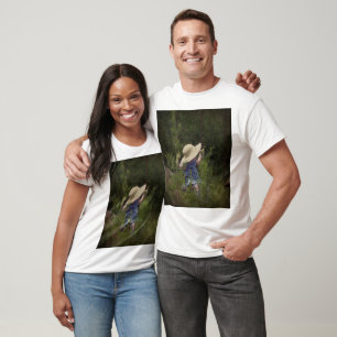 T-shirt Petite fille sur une aile