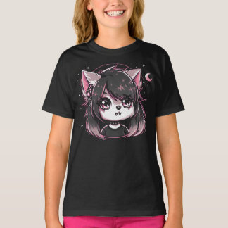 T-shirt Petite fille Werewolf Cutest