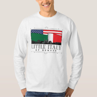 T-shirt Petite Italie de Denver Classic BLANC long manche