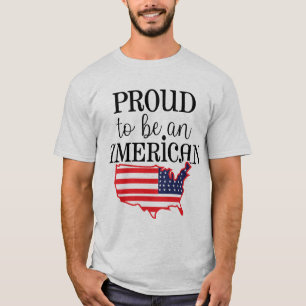 T-shirt Petite Mademoiselle Indépendante 4 juillet Étoiles