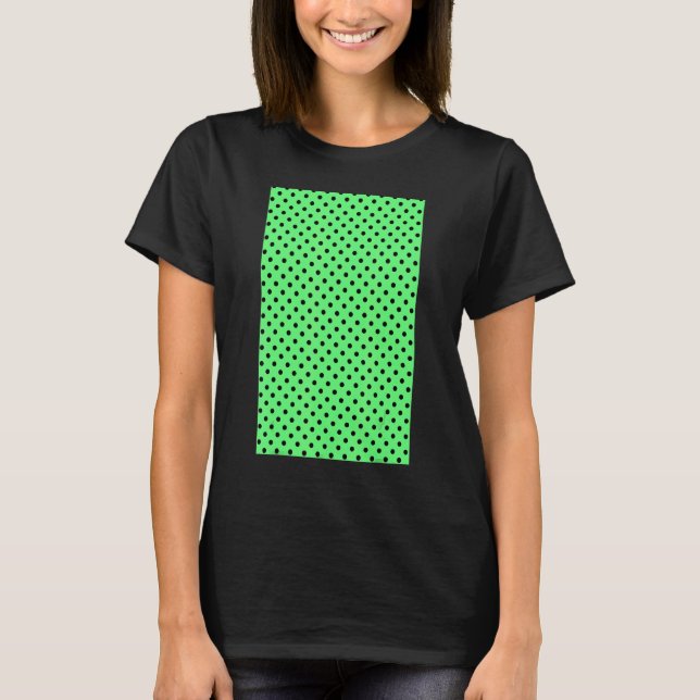T-SHIRT PETITE MINT MOTIF GÉOMÉTRIQUE POLKADOT DES ANNÉES  (Devant)