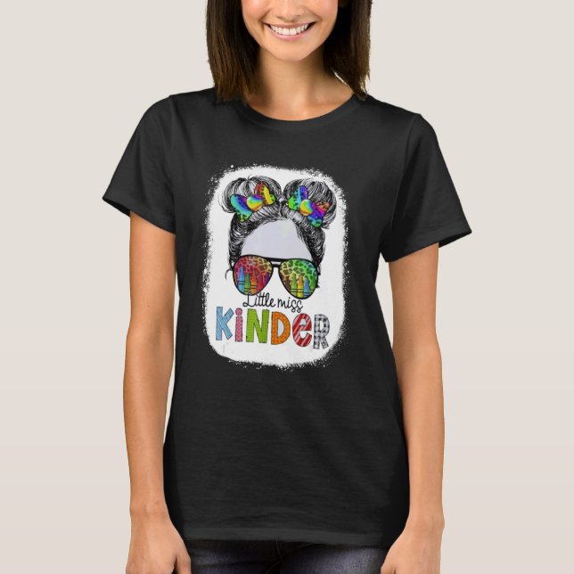 T-shirt Petite Miss jardin d'enfants Filles Première journ (Devant)