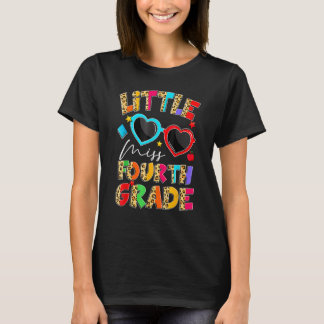 T-shirt Petite Miss Quatrième Année Je Viens Premier Jour