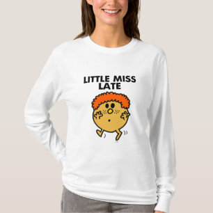 T-shirt Petite Miss Tard Lettres noires