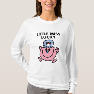 T-shirt Petite Mlle Lucky Lettres noires