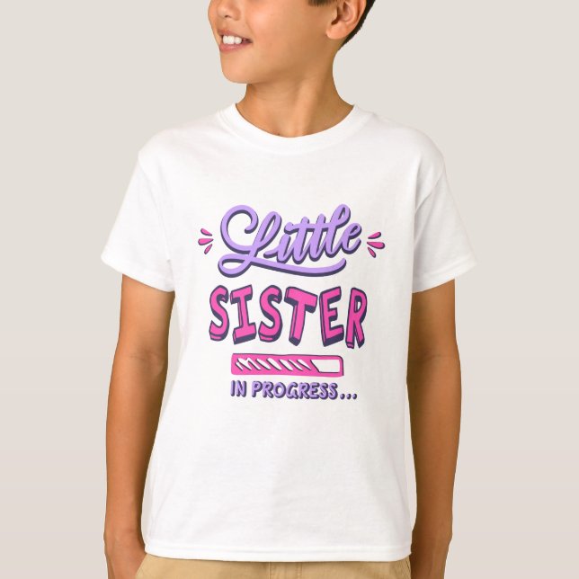 T-shirt Petite soeur en cours (Devant)