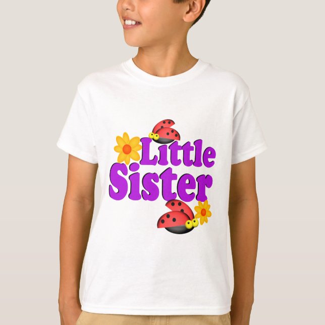 T-shirt Petite soeur Ladybug (Devant)