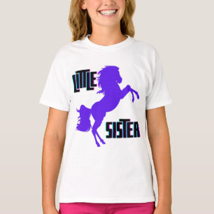 T-shirt Petite soeur Pony pourpre