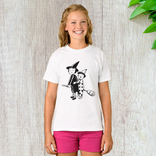 T-shirt Petite Sorcière Et Clown