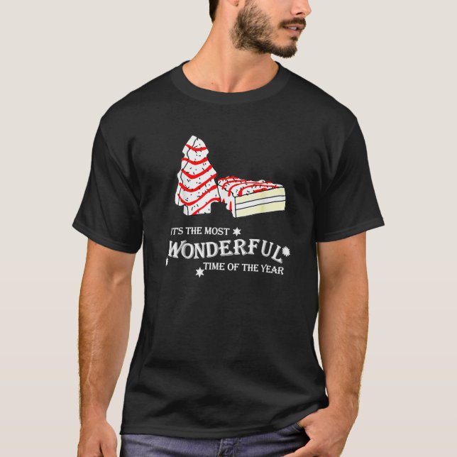 T-shirt Petite Tisthe Saison Arbre de Noël Gâteaux Debbie  (Devant)