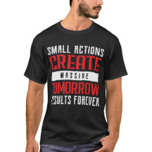 Petites Actions Résultats Énormes Typographie Moti