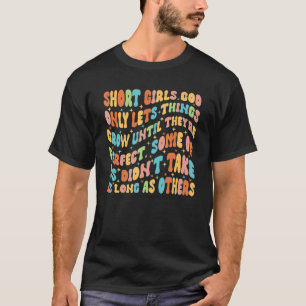T-shirt Petites Filles Dieu Ne Laissons Les Choses Croître
