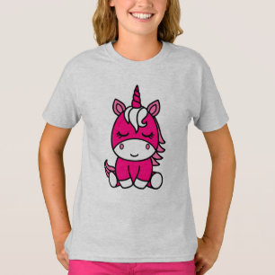 T-shirt Petites filles Unicorn Pony