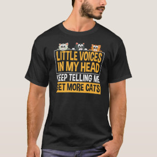 T-shirt Petites Voix Dans Ma Tête Continuez À Me Dire Obte